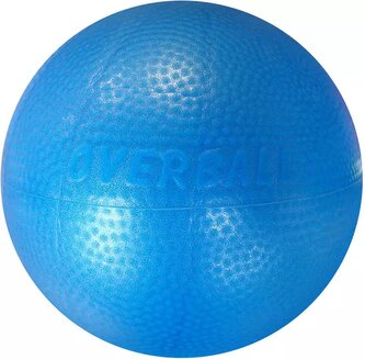 Míč overball 230mm modrý fitness gymball rehabilitační do 150kg