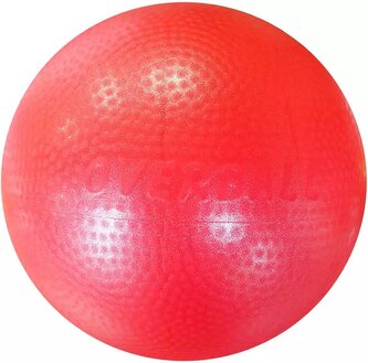 Míč overball 230mm červený fitness gymball rehabilitační do 150kg