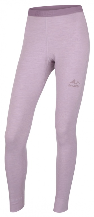Merino termoprádlo kalhoty Mercie L light purple - XXL