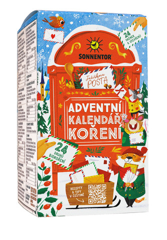 Sonnentor SONNENTOR Adventní kalendář® koření bio 118 g Sonnentor SONNENTOR Adventní kalendář® koření bio 118 g