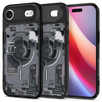 Spigen Ultra Hybrid MagSafe, zero one black - iPhone Air Spigen Ultra Hybrid MagSafe, zero one black - iPhone Air