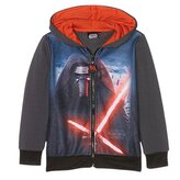 Chlapecká mikina STAR WARS tepláková na zip, šedá, velikost: 104