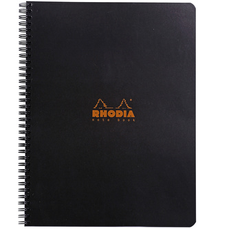 Clairefontaine, Zápisník Rhodia Classic, A4+, 80 listů, linkovaný, černá