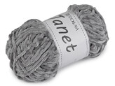 Pletací žinylková příze Janet 100 g - 1 ks - 6 šedá světlá
