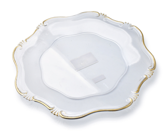 BLANCHE CLEAR Podtalerz artykuł dekoracycyjny 34x31,5x2cm BLANCHE CLEAR Podtalerz artykuł dekoracycyjny 34x31,5x2cm