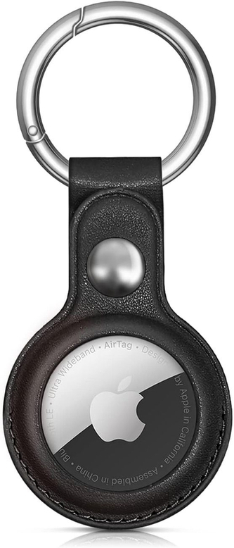 Etui do Apple AirTag z ekoskóry - czarne