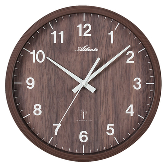 Hodiny AT4438-20 Atlanta řízené signálem DCF 30cm