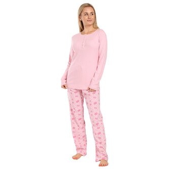 Dámské pyžamo Gina růžové (19143) S