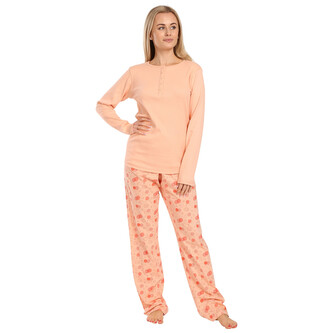 Dámské pyžamo Gina oranžové (19143) M