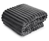 Přehoz na křeslo - sedačku AGNE šedá 70x160 cm Mybesthome