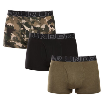 3PACK pánské boxerky Under Armour vícebarevné (1383892 391) XXL