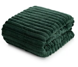 Přehoz na křeslo - sedačku AGNE zelená 70x160 cm Mybesthome