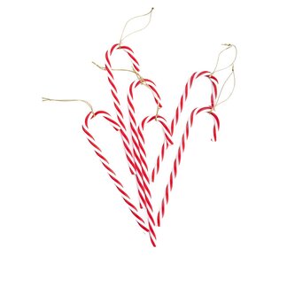 TWINKLE | TWINKLE | Zawieszka | TWINKLE | Laska biało-czerwona, zestaw 6 szt. | 12 x 30 x 4 cm  | XM24 |  | 714214
