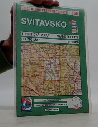 Svitavsko. Turistická mapa 1: 50 000
