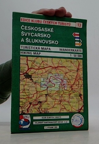 Českosaské Švýcarsko a Šluknovsko. Turistická mapa 1: 50 000