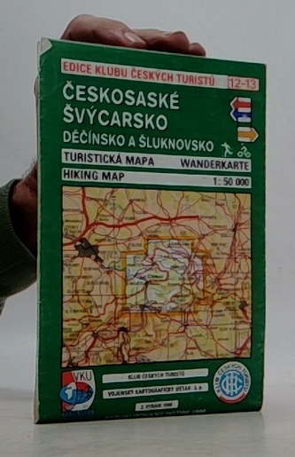 Českosaské Švýcarsko, Děčínsko a Šluknovsko. Turistická mapa 1: