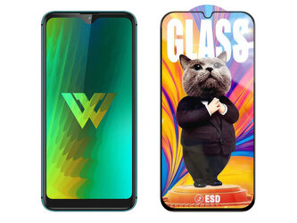 3D Ochranné tvrzené sklo na LG W30 - Mr. Cat ESD