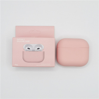 Jednobarevný obal pro AirPods 3,Pink
