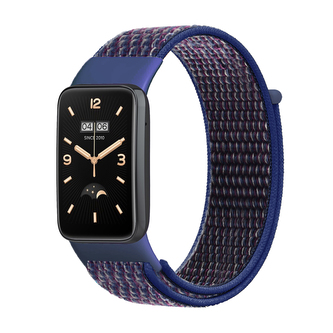 Sportnylon řemínek pro Mi Band 7 PRO,Tmavě modrá,Mi band 7 Pro