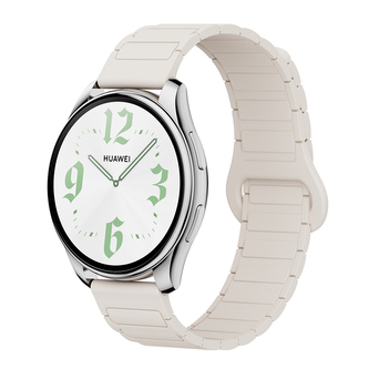 Dvojbarevný magnetický řemínek 22mm,Hvězdně bílý