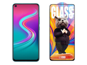 3D Ochranné tvrzené sklo na Infinix S5 Lite/X652B/S652C - Mr. Cat ESD