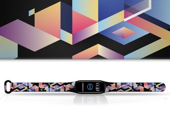 Náhradní náramek Mi band 3/4/5/6/7 Indiánský vzor,Vícebarevná,Xiaomi Mi band 3/4