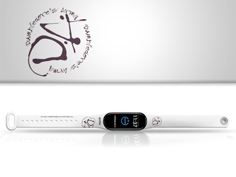 Náhradní náramek Mi band 3/4/5/6/7 Harry Potter - Brumbálova armáda,Bílá,Xiaomi Mi band 5/6