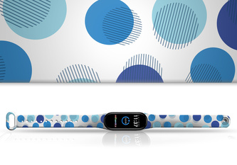 Náhradní náramek Mi band 3/4/5/6/7 Modré bubliny,Vícebarevná,Xiaomi Mi band 3/4 Náhradní náramek Mi band 3/4/5/6/7 Modré bubliny,Vícebarevná,Xiaomi Mi band 3/4