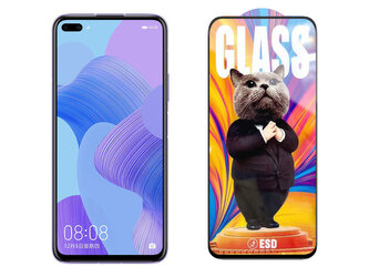 3D Ochranné tvrzené sklo na Huawei Nova 6 - Mr. Cat ESD