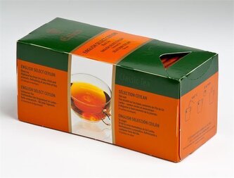 Černý čaj "English Select Ceylon", 25x 1,7 g Černý čaj "English Select Ceylon", 25x 1,7 g