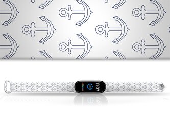 Náhradní náramek Mi band 3/4/5/6/7 Kotvičky,Bílá,Xiaomi Mi band 3/4 Náhradní náramek Mi band 3/4/5/6/7 Kotvičky,Bílá,Xiaomi Mi band 3/4