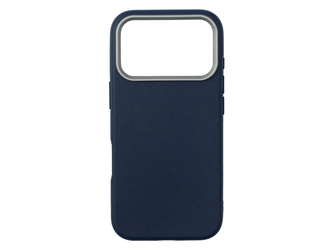 Koženkový tmavě modrý kryt pro iPhone 17 Pro