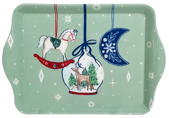 Plastový tácek Christmas Ornaments