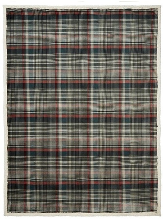 Přehoz Bennet Check Green 150x200