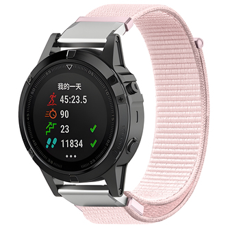 Nylonový řemínek 26mm,Světle Růžová