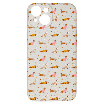 Kryt Jezevčíci ve svetru pro iPhone 15 Kryt Jezevčíci ve svetru pro iPhone 15