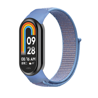Náhradní náramek SportNylon Mi band 8/9/10,Modro-Oranžová,Xiaomi Mi Band 8/9/10