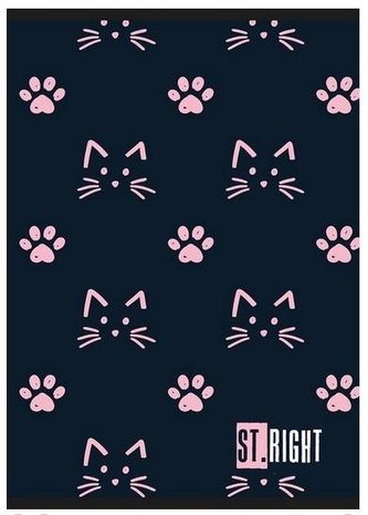 Zeszyt A5/32K kratka lam. mix ST.RIGHT (15szt)