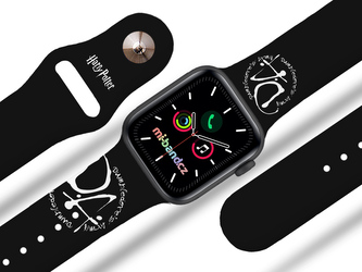 Apple watch řemínek Harry Potter - Brumbálova armáda,42/44/45/46/49mm,černá