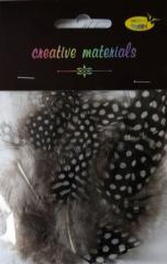 Pióra perliczek 10-15 cm 15szt