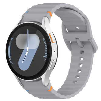 Vroubkovaný řemínek pro Samsung Galaxy Watch 7,Tmavě šedá