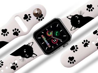 Apple watch řemínek Kočičák,Bílá,42/44/45/46/49mm Apple watch řemínek Kočičák,Bílá,42/44/45/46/49mm