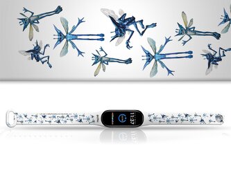 Náhradní náramek Mi band 3/4/5/6/7 Harry Potter - Cornwallští rarachové,Vícebarevná,Xiaomi Mi band 3/4