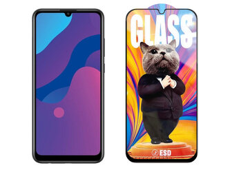 3D Ochranné tvrzené sklo na Honor Play 9A - Mr. Cat ESD