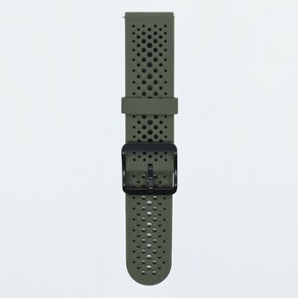 Jednobarevný řemínek s přezkou 22mm,Khaki