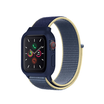 Nylonový set 2v1 pro Apple Watch 42/44/45mm,Aljašská Modrá Nylonový set 2v1 pro Apple Watch 42/44/45mm,Aljašská Modrá