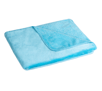 Přikrývka Korall micro - Modrá - 75x100 cm