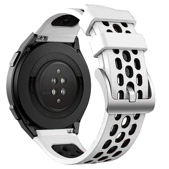 Dvojbarevný řemínek pro Huawei Watch GT 2e,Bílo-Černý,Huawei Watch GT 2e
