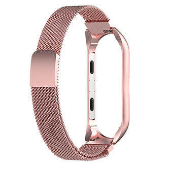 Milánský tah magnetické zapínání Mi Band 5/6,Růžový,Xiaomi  Mi band 5/6