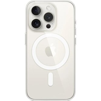 Průhledný kryt s MagSafe na iPhone 15 Pro čirý Průhledný kryt s MagSafe na iPhone 15 Pro čirý